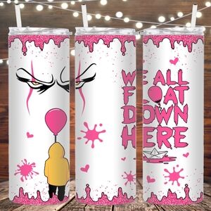 We all float down here metal insulated tumbler